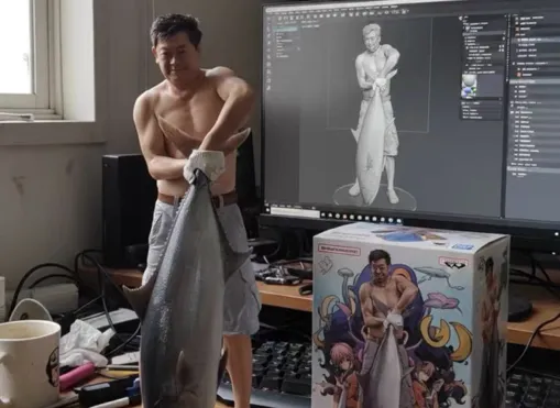 KI-generierte Anime-Figur im realistischen 3D-Stil von NanoBanana