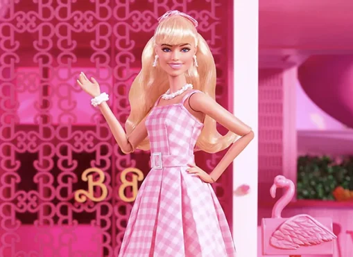 AI Barbie Figure Generator - Glossy Plastic Doll Style with 1/6 Scale Collectible Look